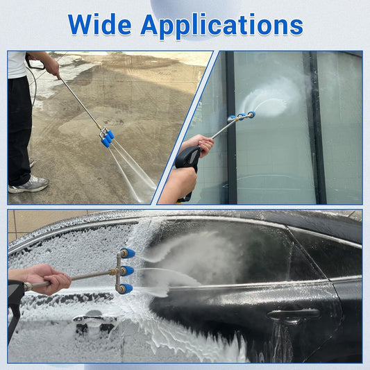 In-1 Triple Turbo Nozzle Pressure Washer – 360° Rotating, 4000 Psi,… – ❤️ All