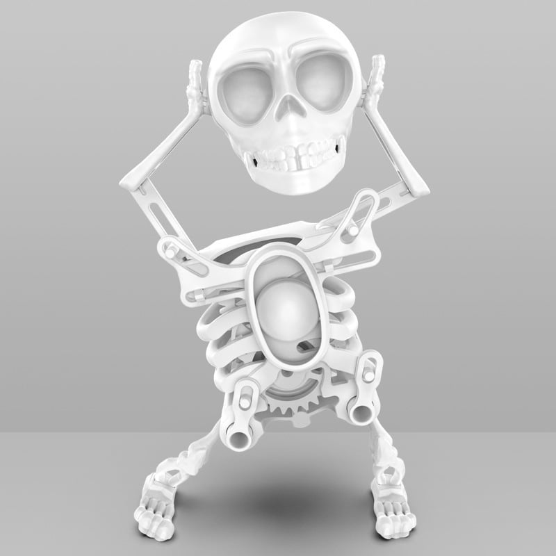 Dancing & Swinging 3d Skull Toy – Music-reactive, Durable Plastic | D… – 🎉 A