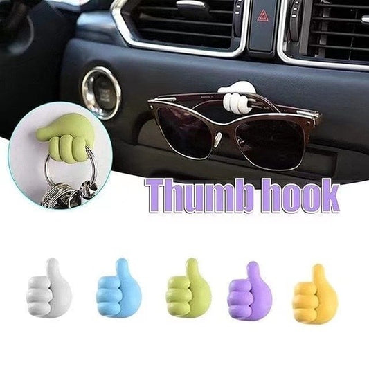 Thumbs Up Self-adhesive Wall Hook – Nano Tape, No Damage | Cable, Tow… – 🎁 It’s