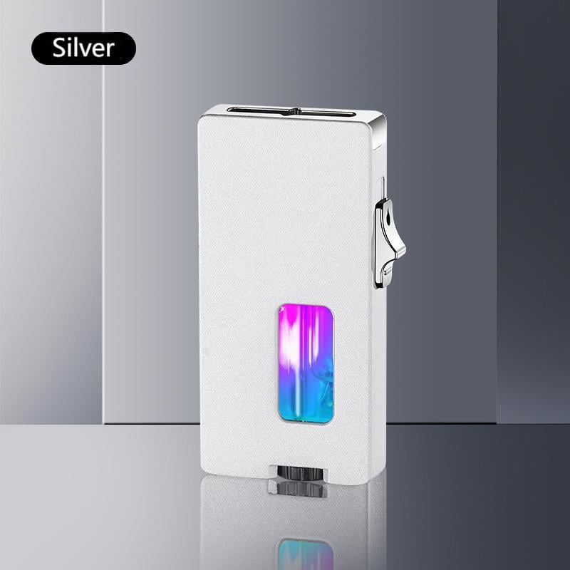 Windproof 7-hole Refillable Butane Lighter – Gravity-activated Igniti… – 🔥