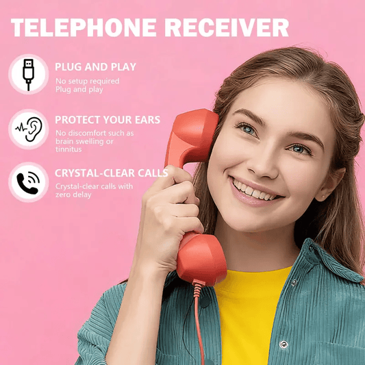 Retro Selection Bluetooth Phone Handset With Type-c Interface – Retro… –