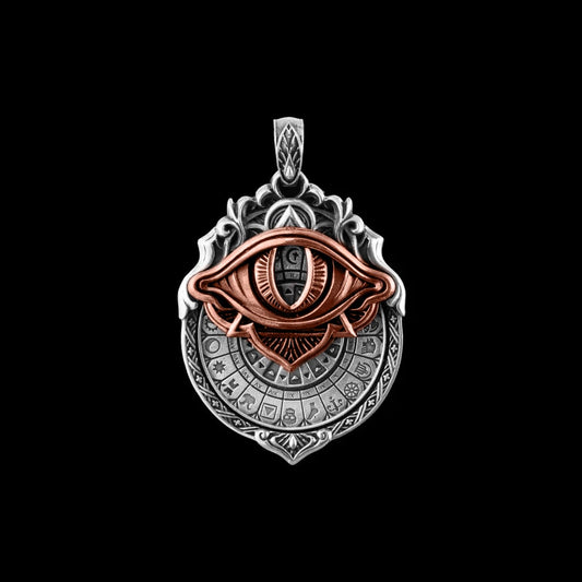 Tarot Vision Spinner Pendant – All-seeing Eye, 22 Major Arcana & Dual… – ☤️
