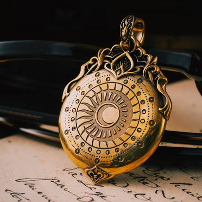 Tarot Vision Spinner Pendant – All-seeing Eye, 22 Major Arcana & Dual… – ☤️