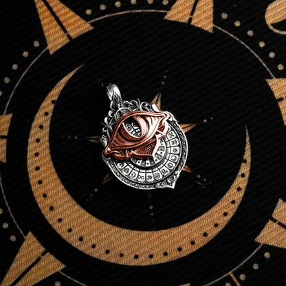Tarot Vision Spinner Pendant – All-seeing Eye, 22 Major Arcana & Dual… – ☤️