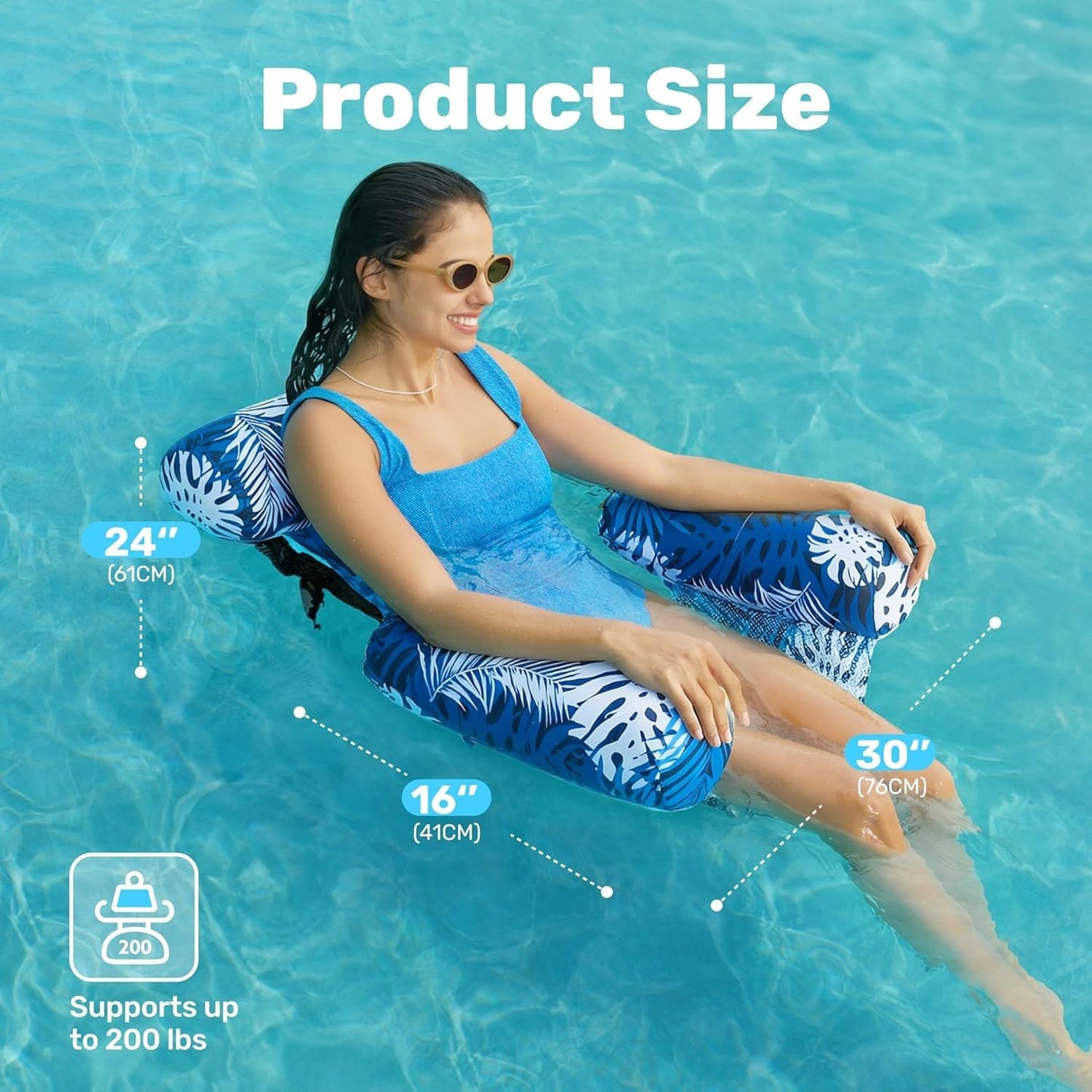 Inflatable Pool Floats Adult,floating Lounge Chairs – Inflatable Pool… – Built
