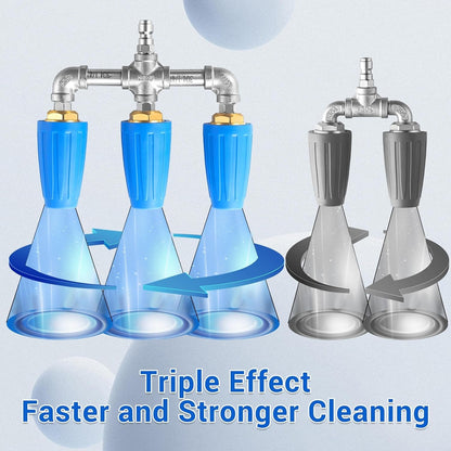 In-1 Triple Turbo Nozzle Pressure Washer – 360° Rotating, 4000 Psi,… – ❤️ All