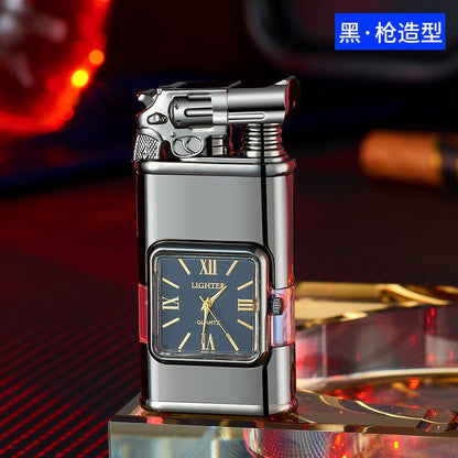 Dual Flame Windproof Torch Lighter – Refillable Butane, Zinc Alloy | … – 🔔