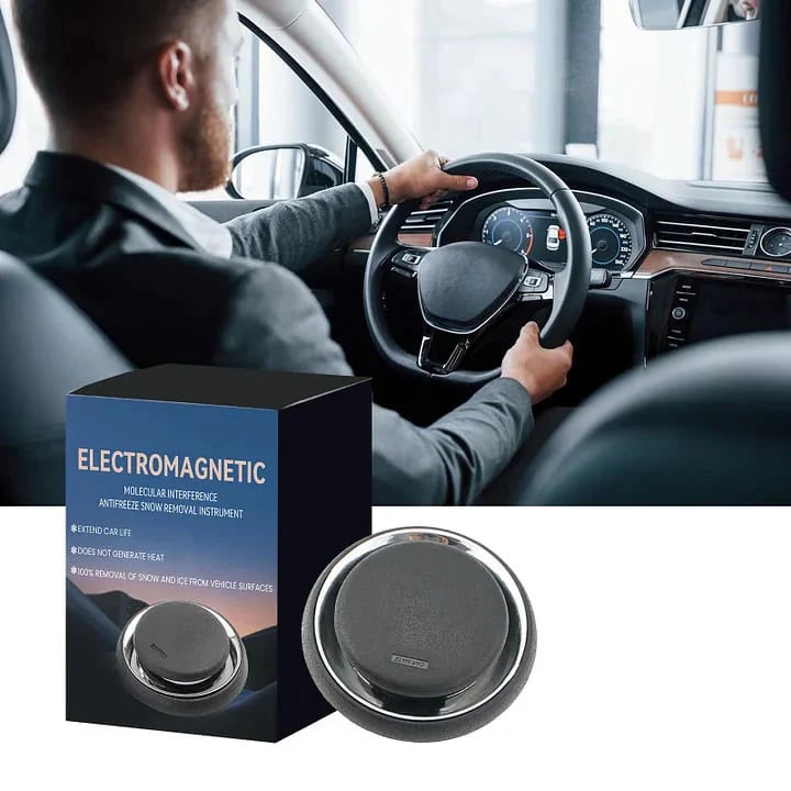 Solar Car De-Icing Device – Electromagnetic Auto Snow & Ice Remover | No Scraping
