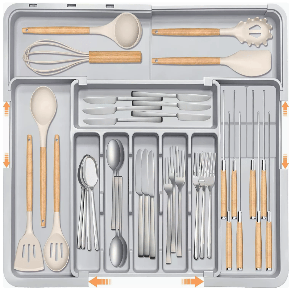 Expandable Utensil Drawer Organiser – Expandable Utensil | Drawer Org… – 🍳 Say
