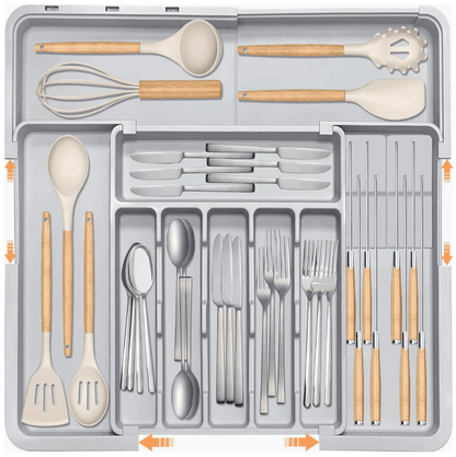 Expandable Utensil Drawer Organiser – Expandable Utensil | Drawer Org… – 🍳 Say