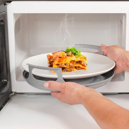 Anti-scald Microwave Handle Tray – Cool-touch Handles, Dishwasher Saf… – 🔥 Stop
