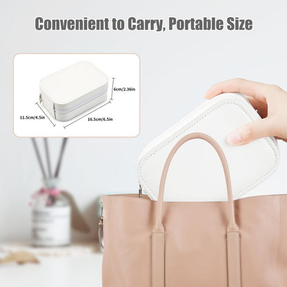 Led Makeup Bag With Built-in Mirror – 3 Lighting Modes, Multi-compart… – 🌟 Key