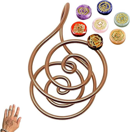Last Day 50% Off - 🤲🏼 Spiral Hand Rings - Handmade Reiki & Crystal … – Tips: