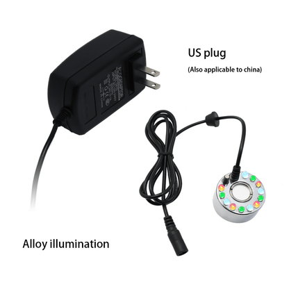 Ultrasonic Mist Maker Fogger – Auto Shut-off, Led Colorful Lights | I… – ✨
