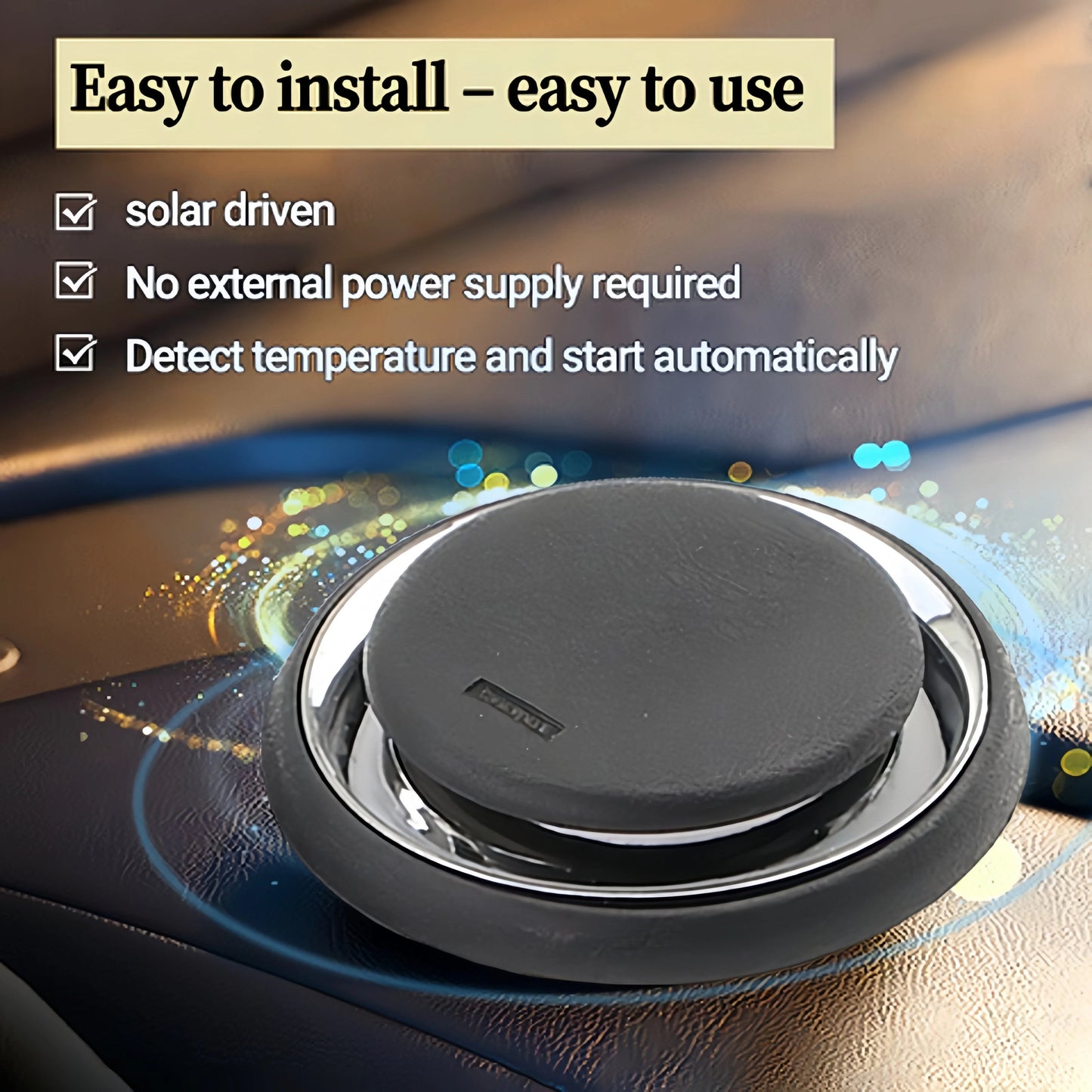 Solar Car De-Icing Device – Electromagnetic Auto Snow & Ice Remover | No Scraping