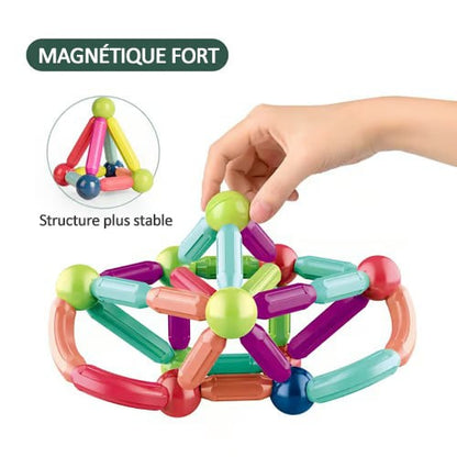 Children's Large Magnetic Building Sticks, Strong Magnet Educational … –