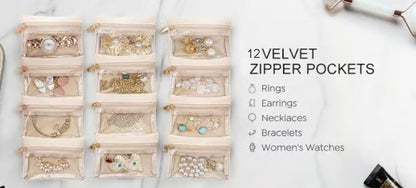 Travel Jewelry Organizer Box With Clear Pouches – Travel Jewelry | Or… – ✨