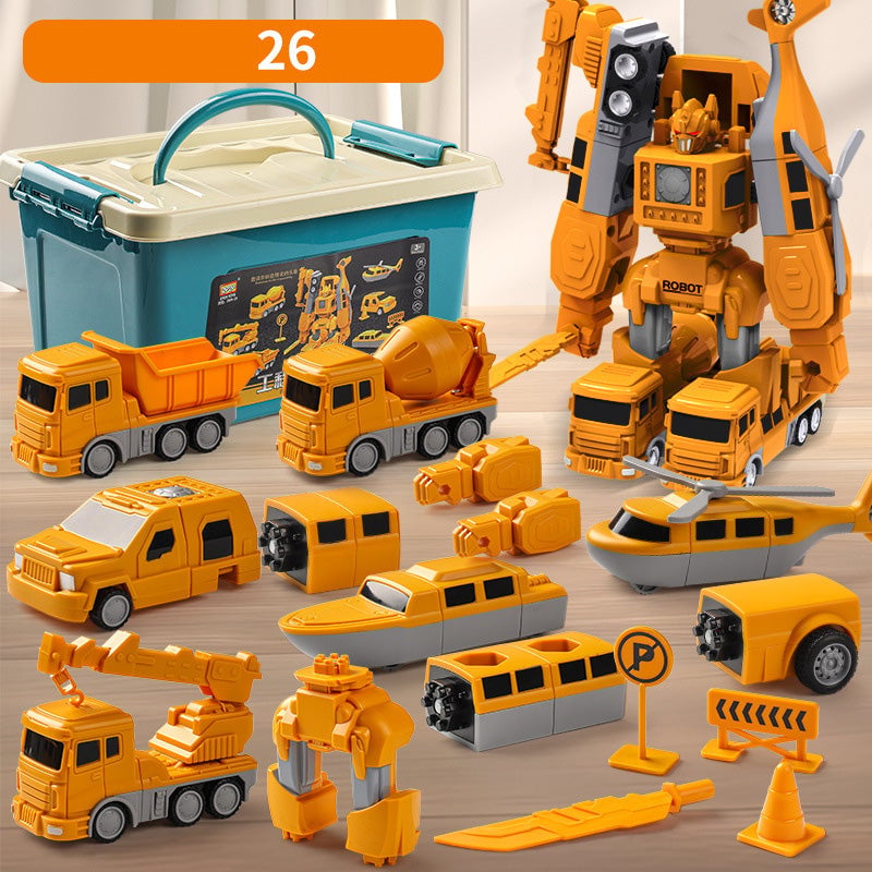 Magnetic Transform Engineering Car Toy Set – Magnetic Transform | Eng… – ⚙️
