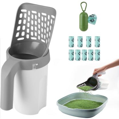 Portable Trash Can Cat Litter Shovel With Trash Bags – Portable Trash… –