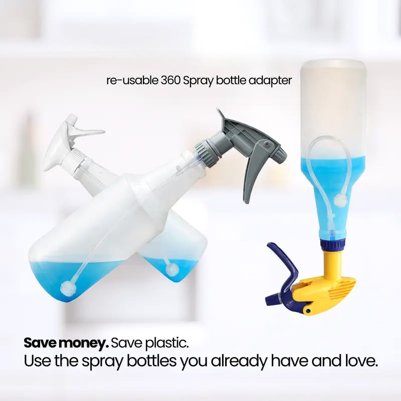 Spray Bottle Adapter – Universal Fit, Food-safe Pp & Silicone | … – ❤️