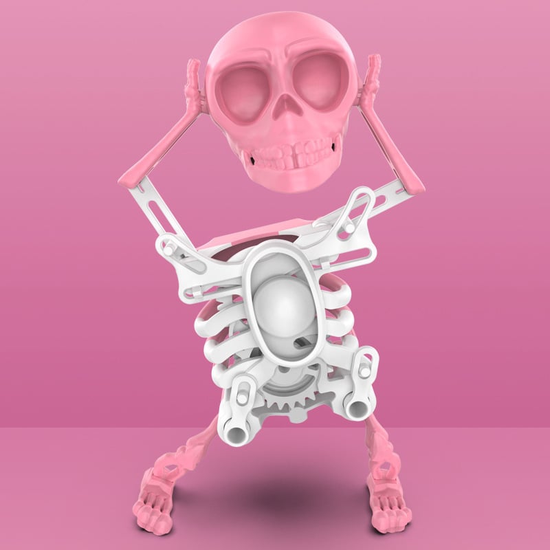 Dancing & Swinging 3d Skull Toy – Music-reactive, Durable Plastic | D… – 🎉 A