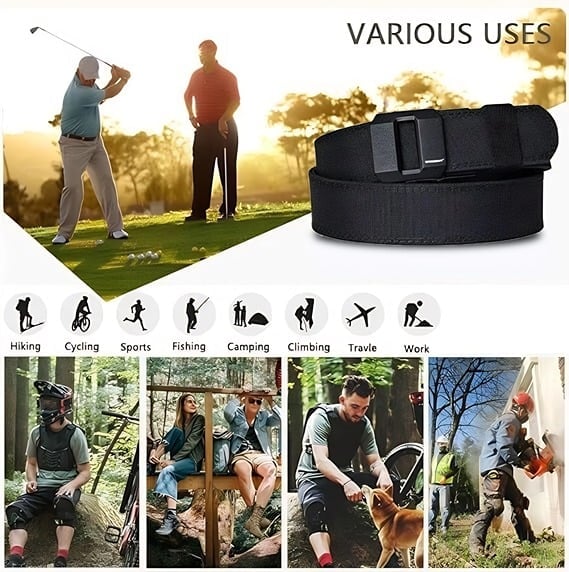 Tactical Edc Nylon Ratchet Belt – 40 Sizing Positions, Metal Buckle, … – 🔥 The