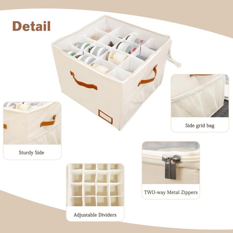Foldable Fabric Shoe Storage Organiser – Holds 16 Pairs, Clear Lid & … – 👟