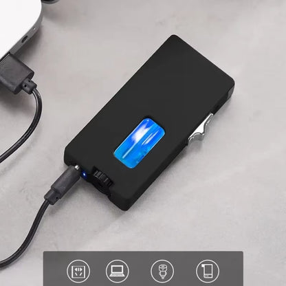 Windproof 7-hole Refillable Butane Lighter – Gravity-activated Igniti… – 🔥