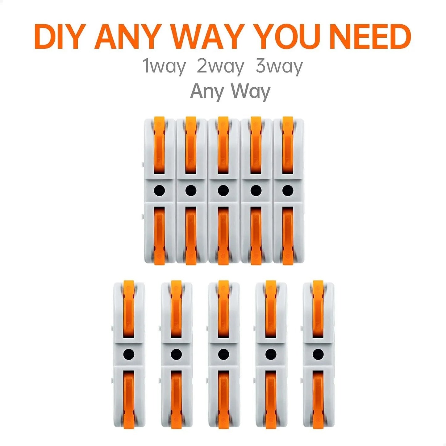 Universal Quick Lever Electrical Wire Connectors (24-12 Awg) Assortme… – 📝