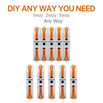 Universal Quick Lever Electrical Wire Connectors (24-12 Awg) Assortme… – 📝
