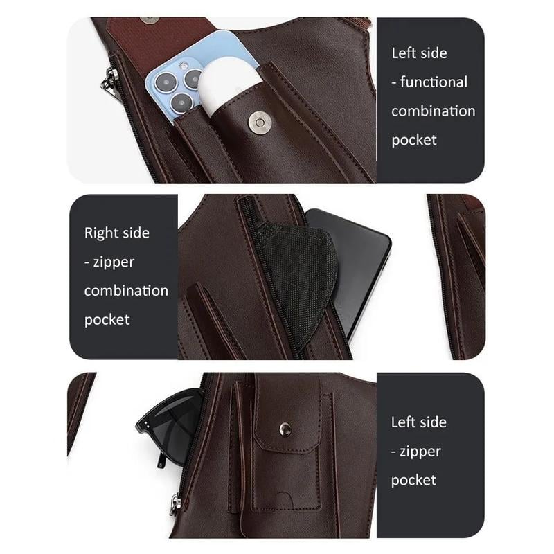 Premium Leather Adjustable Underarm Shoulder Bag For Men & Women – Pr… – 🔹