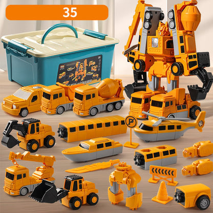 Magnetic Transform Engineering Car Toy Set – Magnetic Transform | Eng… – ⚙️