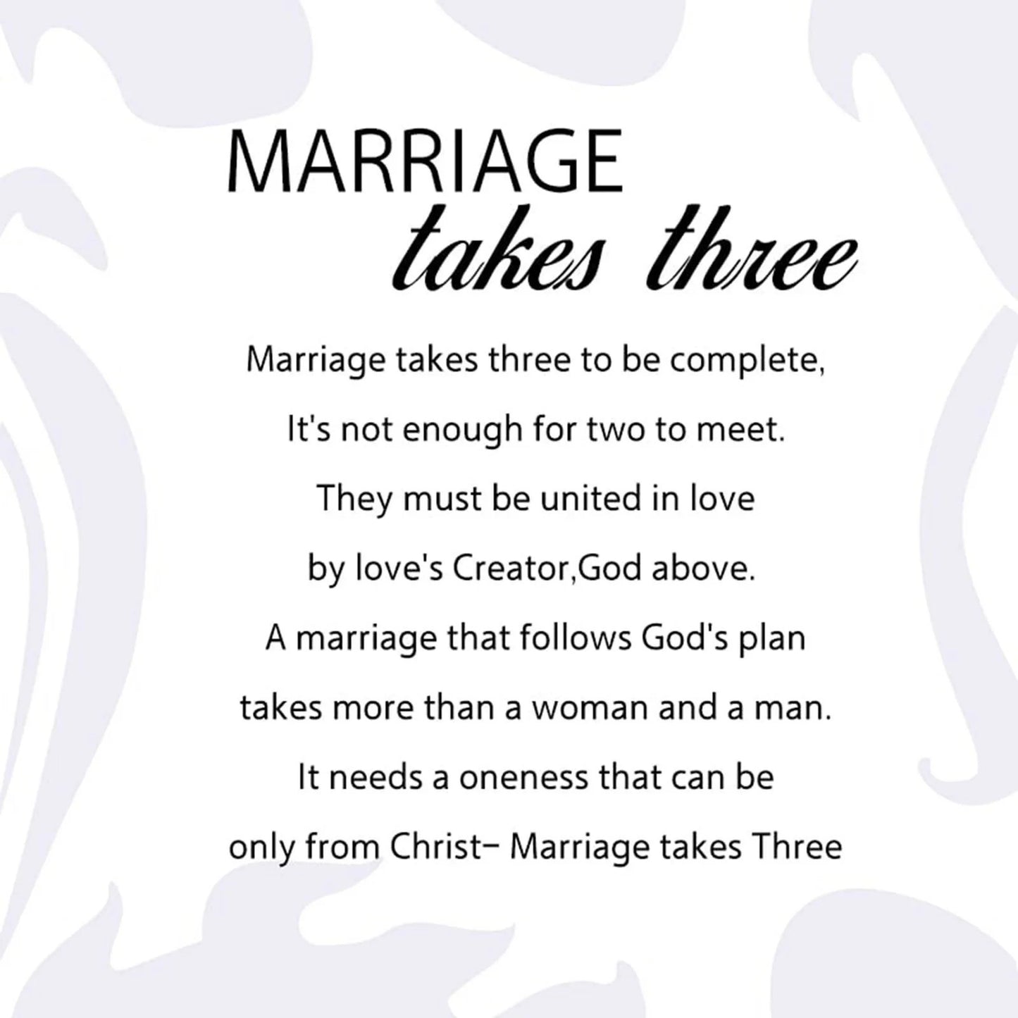 Marriage Takes Three - Entwined Heart & Cross Tabletop Accent – Marri… –