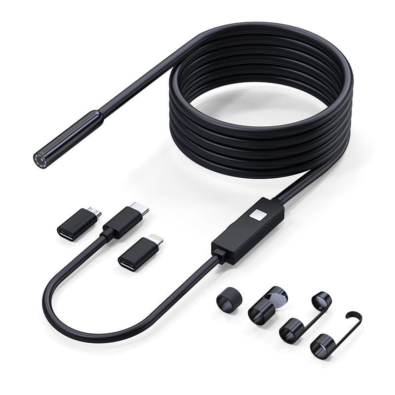 Plug-and-play Endoscope Camera - Compatible With Android & Iphone & I… – Turn