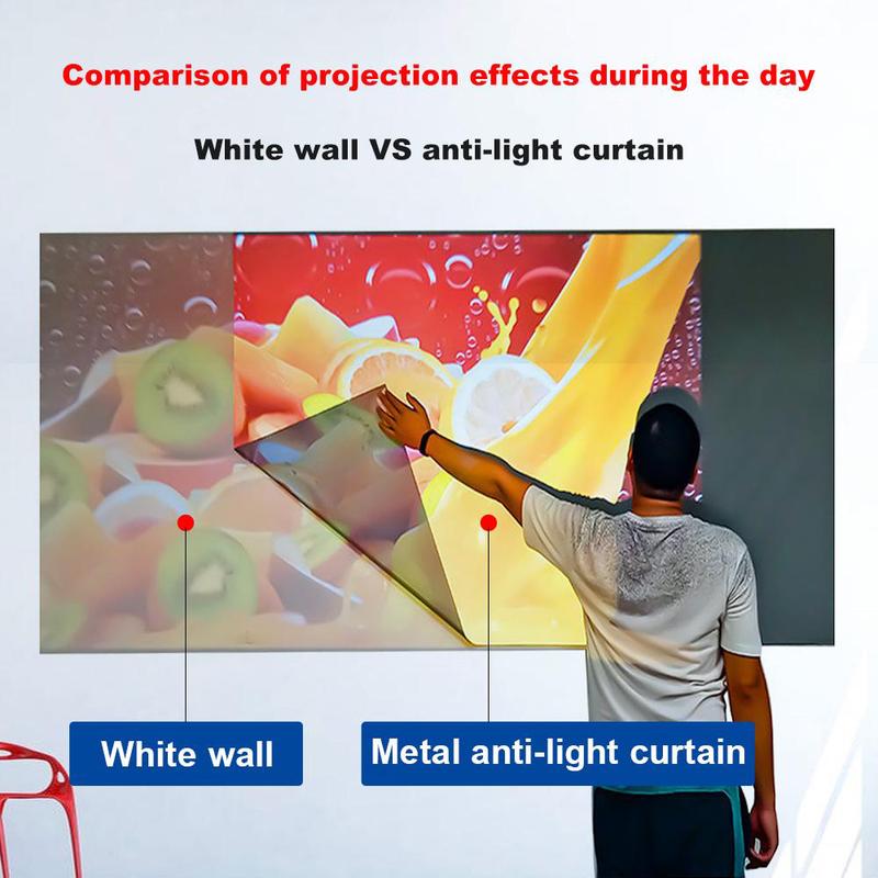 Anti-light 4k Projector Screen – 2.4 Gain, 160° View, Foldable & Velc… – 🌟