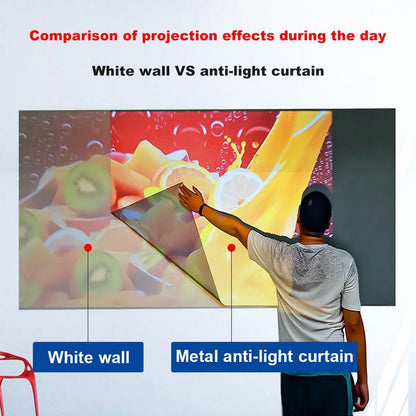 Anti-light 4k Projector Screen – 2.4 Gain, 160° View, Foldable & Velc… – 🌟