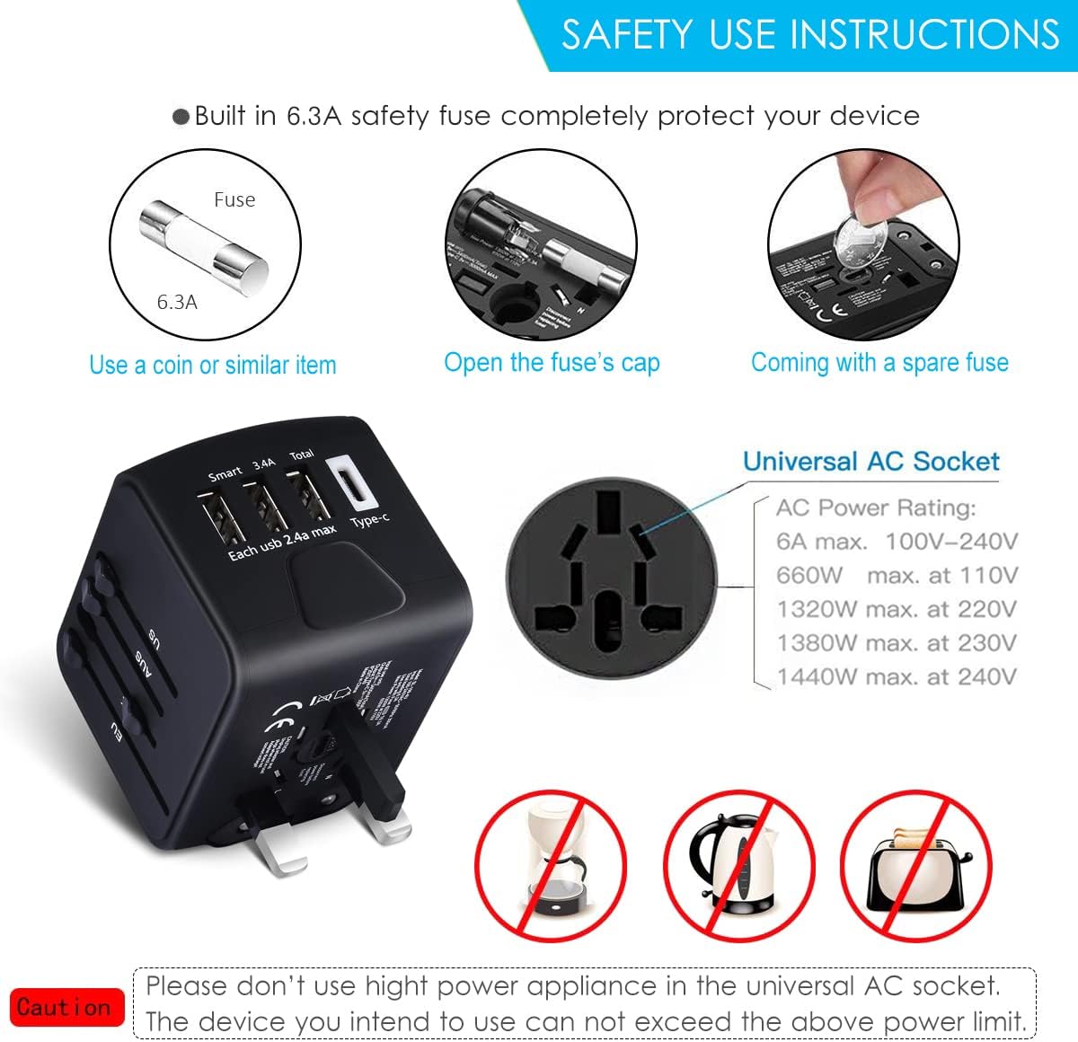All-in-one Universal Travel Adapter – All-in-one Universal | Travel A… –