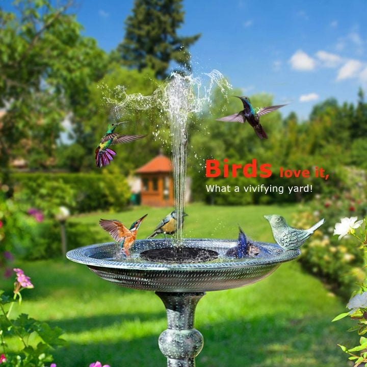Solar Powered Garden Fountain – Solar Powered | Garden Fountain | Eve… – ☀️