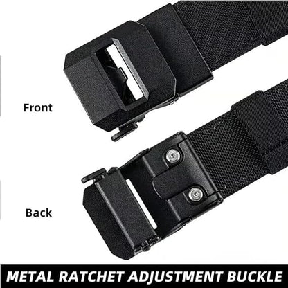 Tactical Edc Nylon Ratchet Belt – 40 Sizing Positions, Metal Buckle, … – 🔥 The