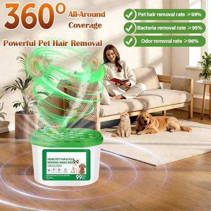 Pet Fur & Odor Removal Magic Box – Electrostatic Adsorption, Plant-ba… – ✨ No