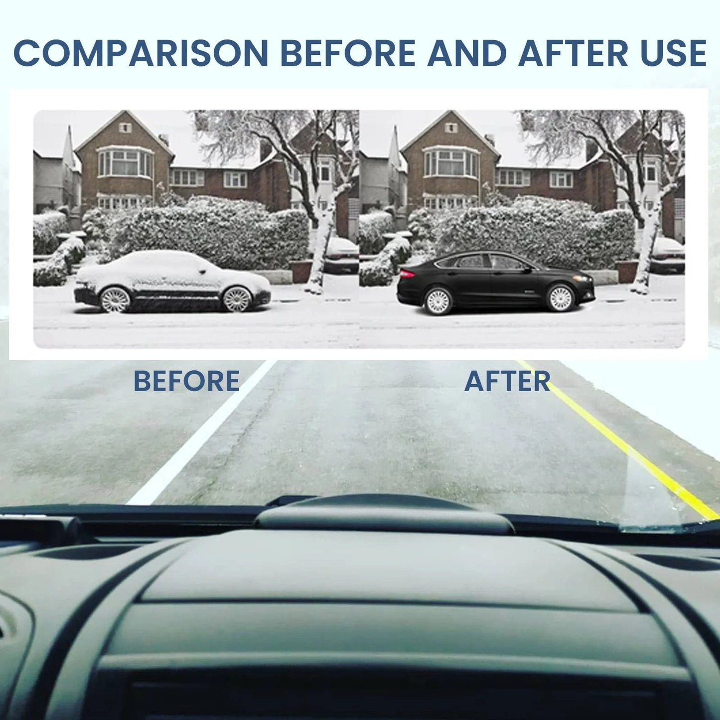 Solar Car De-Icing Device – Electromagnetic Auto Snow & Ice Remover | No Scraping