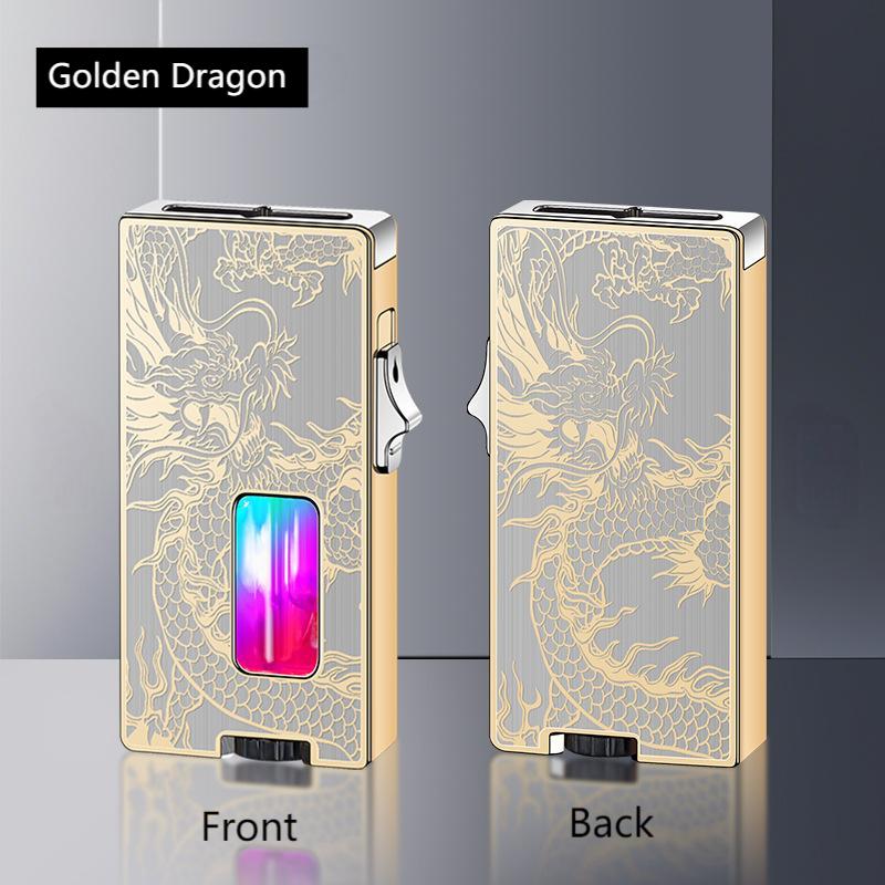 Windproof 7-hole Refillable Butane Lighter – Gravity-activated Igniti… – 🔥