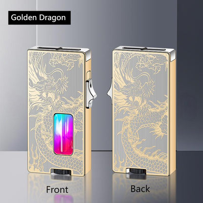 Windproof 7-hole Refillable Butane Lighter – Gravity-activated Igniti… – 🔥