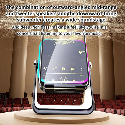 In-1 Wireless Induction Bluetooth Speaker With Adjustable Phone Sta… – 🔹 🔹 🔹