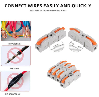 Universal Quick Lever Electrical Wire Connectors (24-12 Awg) Assortme… – 📝