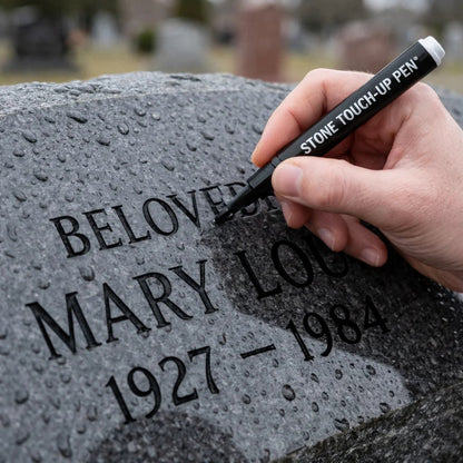 Golden Tombstone Marker Pen For Restoring Faded Grave Inscriptions – … – This