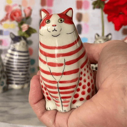 Handmade Ceramic Cat Vase – Handmade Ceramic | Vase | Everyday Use – ✅