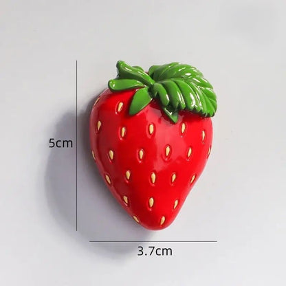 Cute 3d Fruit Fridge Magnets – Cute Fruit | Fridge Magnets | Everyday… – 🔹 3d