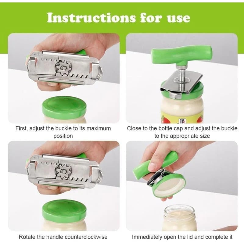Stainless Steel Jar Opener – Stainless Steel | Opener | Everyday Use – 🔹