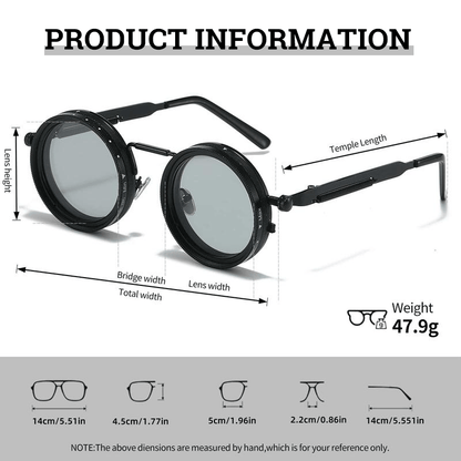 Steampunk Adjustable Tint Sunglasses – 1-9 Stop Nd Filter, 360° Polar… – ❤️
